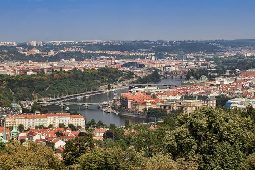 Praha,  Čekų,  Vltava,  Tiltas,  Vaizdas
