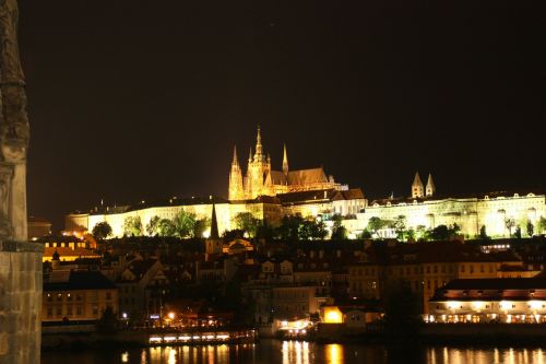 Prague, Castillo De Prague, Naktis