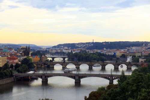 Prague, Tiltai, Kapitalas, Upė, Miestas