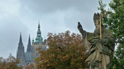 Prague, Charles Tiltas, Istoriškai, Statula, Prague Pilis, Architektūra, Senamiestis