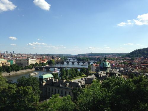 Prague, Vltava, Tiltai, Upė, Miestas