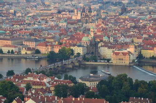 Prague, Miestas, Moldau, Upė, Kraštovaizdis