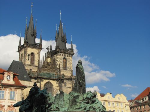 Prague,  Parduotuvė,  Čekijos Respublika,  Kośiół,  Bokštas,  Jan Hus