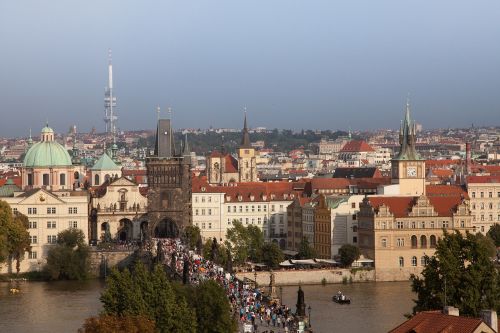 Prague, Čekijos Respublika, Europa, Tiltas, Charles Tiltas, Vltava