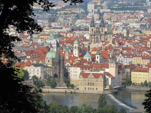 Praha Čekija, Moldau, Vaizdas, Bažnyčia
