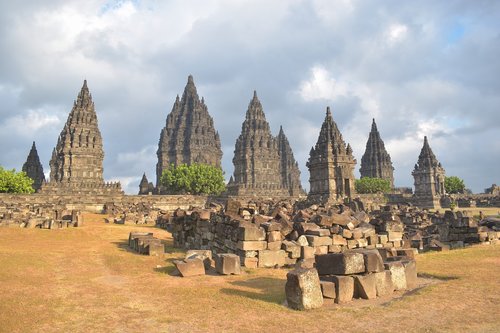 Prambanan,  Šventykla,  Indonezija,  Yogyakarta,  Turistų,  Unesco,  Šventės,  Induizmas