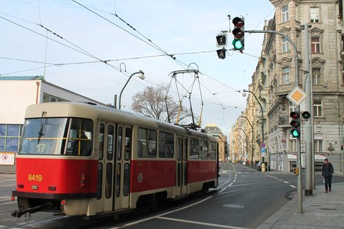 Praha,  Miestas,  Miesto,  Europa,  Downtown,  Gatvė Automobilių,  Gatvė,  Transportas,  Transportas