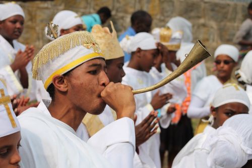 Kunigas, Ortodoksas, Etiopija, Timkat, Ceremonija