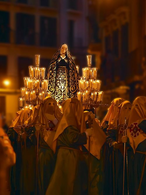 Procesija, Palaiminta Virgininė Marija, Skausmingas, Pamplona