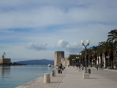 Promenada, Dalmatija, Kroatija, Trogiras