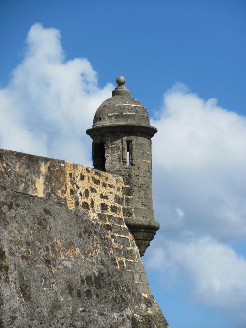 Puerto Rico, San Juanas, Fortas, Siena, Akmuo, Architektūra