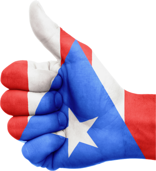Puerto Rico, Vėliava, Ranka, Pasididžiavimas, Šalis, Patriotizmas, Patriotinis, Amerikietis, Nykščiai Aukštyn