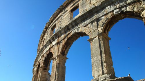 Pula, Amfiteatras, Roma, Lankytinos Vietos, Istria, Architektūra, Romėnų, Gladiatoriai, Pritraukimas, Kroatija, Uosto Miestas, Akmenys