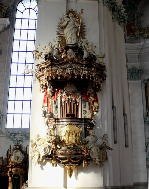Kanceliarija, Katedra, Interjeras, Sakralinis, Papuošalai, St Gallen