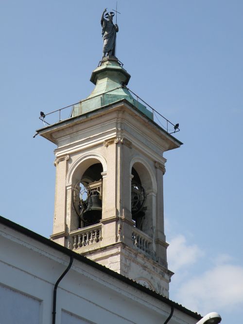 Purificazione Di Maria Vergine, Belgirate, Bažnyčia, Bokštas, Bokštas, Spire, Religinis, Pastatas