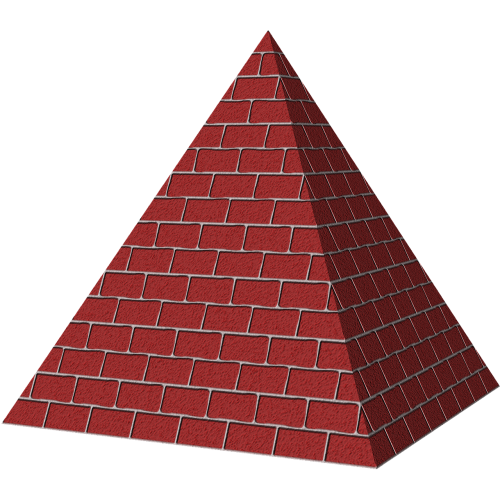 Piramidė, Figūra, 3D, Trikampis, Geometrinis, Struktūra