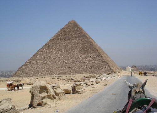 Piramidė, Giza, Egiptas, Arklys, Vagonas, Senovės, Dykuma, Egyptian, Paminklas, Faraonas, Orientyras, Turistinis, Istorinis, Paveldas, Kelionės Tikslas, Archeologija, Unesco