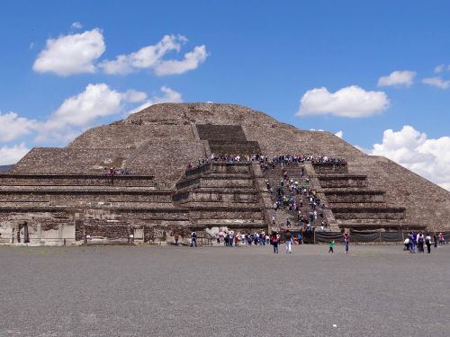 Piramidės, Teotihuacanas, Aztec, Saulės Piramidė, Meksika