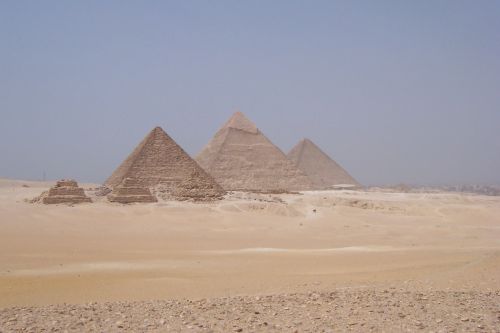 Piramidė,  Dykuma,  Egiptas,  Piramidės