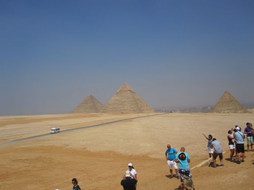 Piramidės, Egiptas, Dykuma