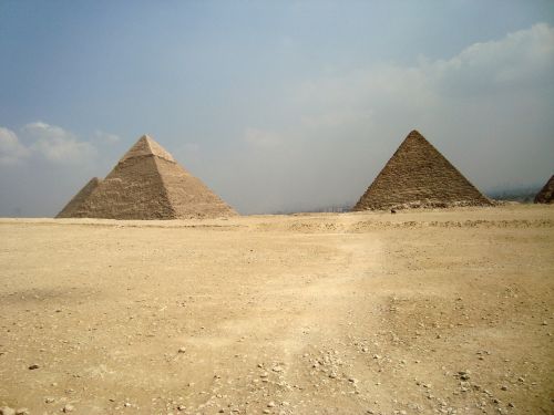 Piramidės, Dykuma, Egiptas, Giza, Kapai, Faraonas