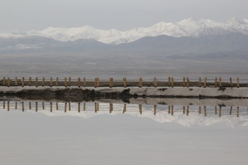 Qinghai, Chaka, Druskos Ežeras
