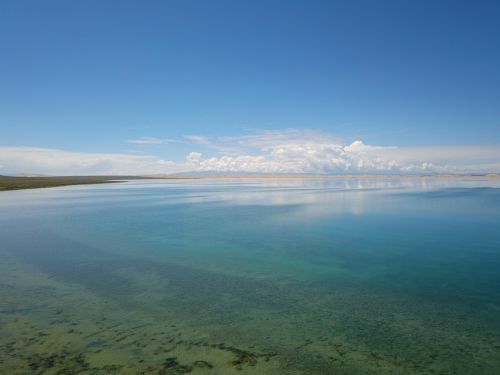 Činghai Ežeras, Smėlio Sala, Druskos Ežeras