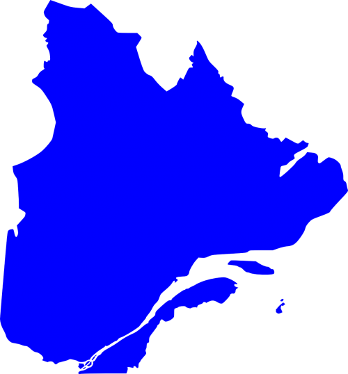 Quebec, Provincija Rytų - Centrinė Kanados, Kanada, Žemėlapis, Valstybė, Geografija, Nemokama Vektorinė Grafika