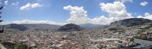 Quito, Miestas, Panoraminis, Kraštovaizdis, Architektūra, Vaizdas, Statyba, Kapitalas