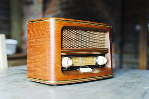 Radijas, Vintage, Senovės, Rustico, Mediena, Senovė