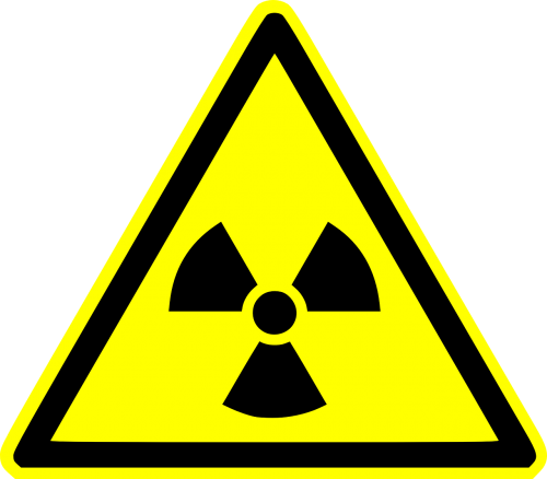 Radioaktyvus, Branduolinė, Radiacija, Pavojus, Įspėjimas, Geltona, Ženklas, Simbolis, Atomas, Nemokama Vektorinė Grafika