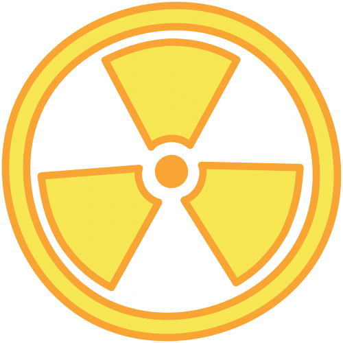 Radioaktyvus, Branduolinė, Radiacija, Radiologinis, Mokslas, Simbolis, Įspėjimas, Nemokama Vektorinė Grafika
