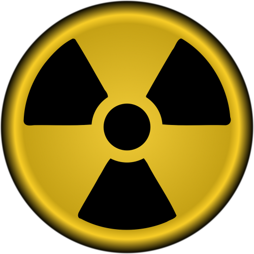 Radioaktyvus, Branduolinė, Įspėjimas, Pavojus, Geltona, Radium, Nemokama Vektorinė Grafika