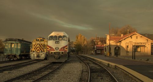 Geležinkelis, Traukinių Stotis, Santa Fe Stotis