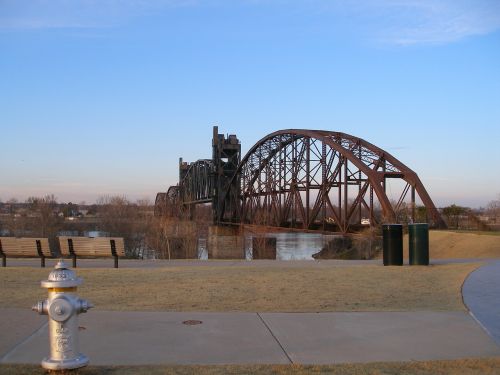 Geležinkelio Tiltas, Geležinkelio Tiltas, Tiltas, Arkanso Upė, Arkansas, Mažai Roko, Senas