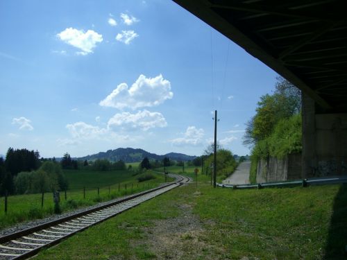 Geležinkelio Bėgiai, Schienenhui, Pertraukos Taškas, Mario Lietus, Allgäu