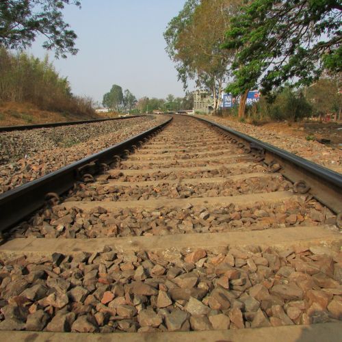 Geležinkelis, Trasa, Geležinkelis, Transportas, Gabenimas, Perspektyva, Dharwad, Indija
