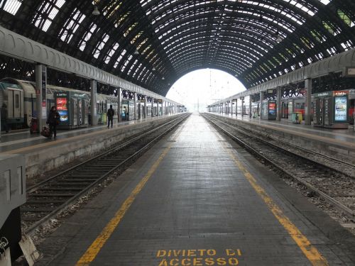 Traukinių Stotis, Milanas, Traukinys, Geležinkelis