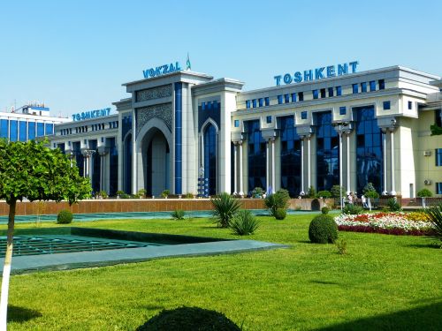 Traukinių Stotis, Tashkent, Uzbekistanas, Atvykti, Išvykti, Kelionė, Traukinys, Geležinkelis
