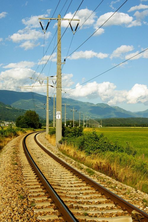 Geležinkelio Bėgiai, Traukinys, Geležinkelis, Geležinkelių Transportas, Geležinkelis, Geležinkelio Bėgiai, Kontaktinis Tinklas