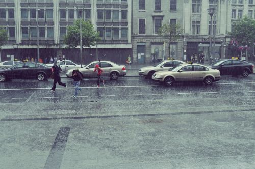 Lietus, Dublin, Oras, Šlapias, Lietingą, Lietaus Lašai, Klimatas, Miestas