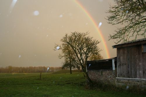 Vaivorykštė, Lietus, Gamta, Belgija