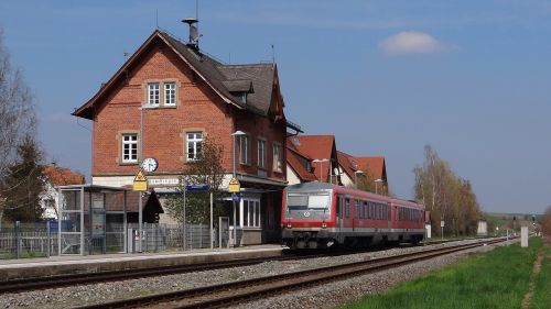 Rammingen, Vt 628 Vienetai, Traukinių Stotis, Brenz Geležinkelis, Kbs 757, Geležinkelis, Traukinys
