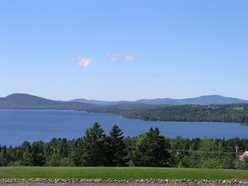Važiuojant Nuo Rangeley Ežero, Vanduo, Upė, Maine, Gamta, Kraštovaizdis, Ežeras