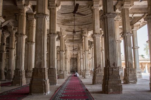 Rani Sipri Mečetė, Ahmedabadas, Indija, Bibi Rajbai, Dvasinis, Hindu, Arcitecture, Banitatour, Banita