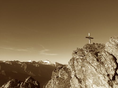 Rastkogel, Aukščiausiojo Lygio Susitikimas, Zillertaler Alpen, Zillertal, Kalnai, Tyrol, Viršūnių Susitikimas, Vaizdas, Alpių