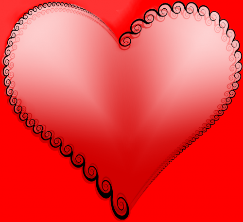 Raudona, Širdis, Valentine, Spiralė, Meilė, Šventė, Dizainas, Figūra, Romantika, Romantiškas, Šventė, Laimingas, Dekoruoti, Švesti