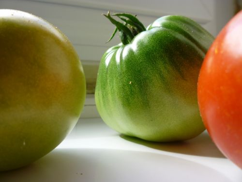 Priartinti,  Raudona,  Žalias,  Pomidorai,  Baltas & Nbsp,  Paviršius,  Uždaryti & Nbsp,  Raudoni Ir Žalieji Pomidorai