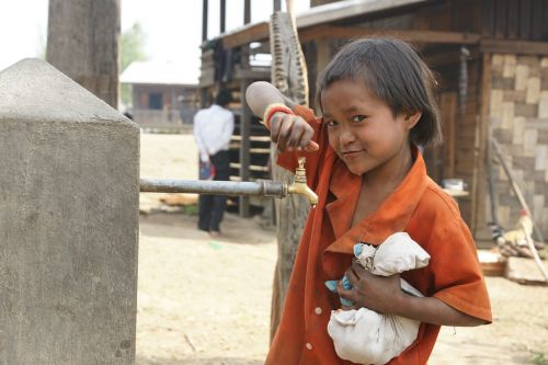Raudonasis Kryžius, Plėtra, Projektas, Gerai, Kalnų Kaimas, Vanduo, Mianmaras, Burma, 2014