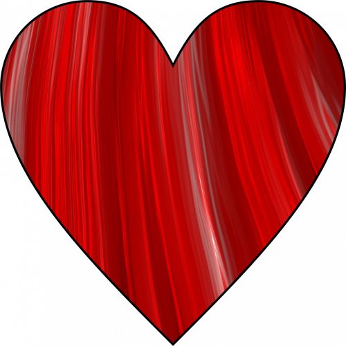 Širdis,  Raudona,  Modelis,  Linijos,  Meilė,  Draugystė,  Valentines,  Raudona Širdis 4
